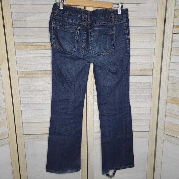 Tommy Hilfiger Low Rise Bootcut Jeans Womens Size 2 (ACTUAL 30x29) 30 Flawed - Picture 1 of 8